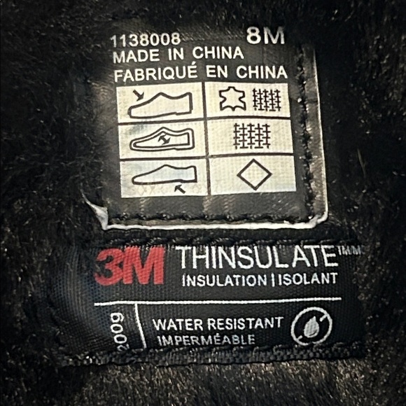 Santana Canada Mio Leather Insulated Waterproof Black Winter Boots Women’s Sz. 8 - Picture 11 of 17